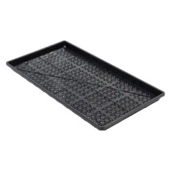 Polypro Mesh Shallow Tray, Black – 24 Count
