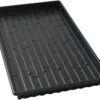 Lightweight Shallow Trays (with Holes) – 100 Count -SeedGarden Store 07290 01 blackshallowtray
